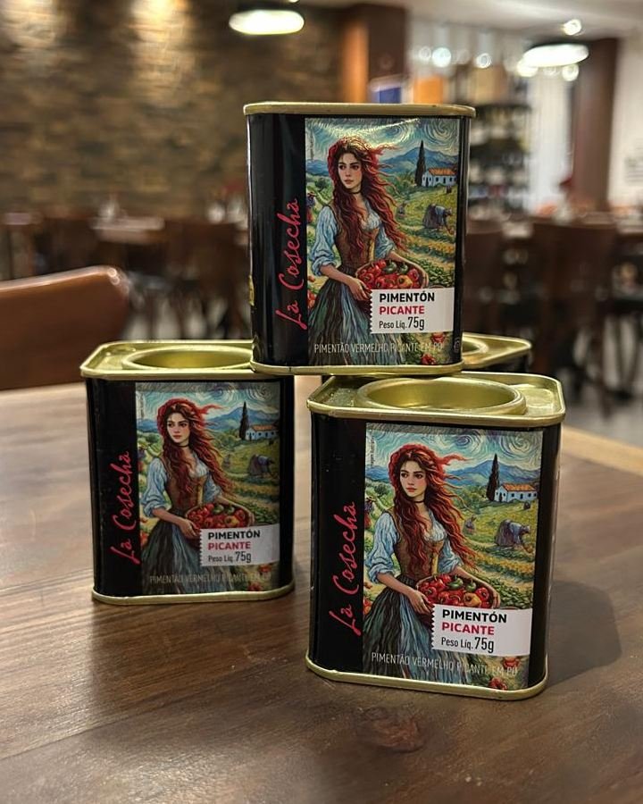 Latas de pimentón picante La Cosecha, 75 g